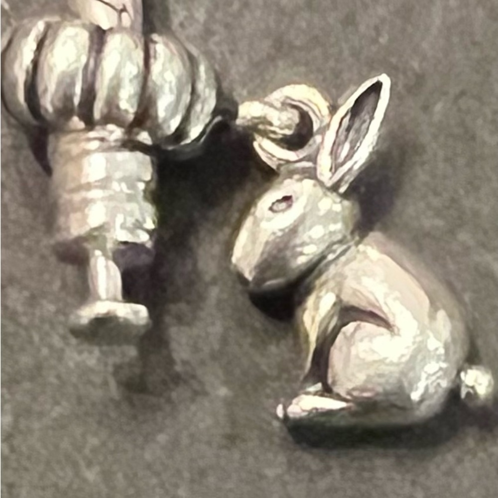 Retired Pandora, Chinese zodiac rabbit dangle, charm